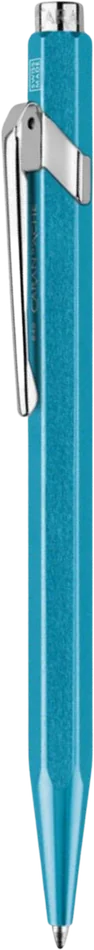 Caneta Caran d'Ache — Metal Turquesa