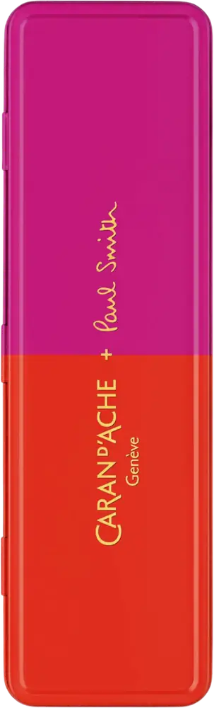 Caixa Caran d'Ache — Warm Red Melrose Pink